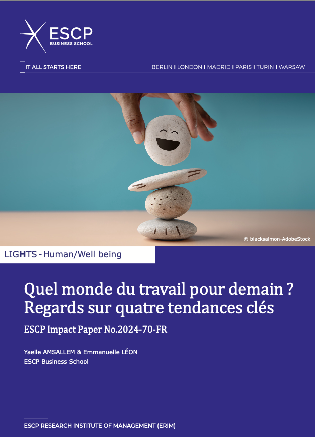 Quel monde du travail pour demain ? Regards sur quatre tendances clés