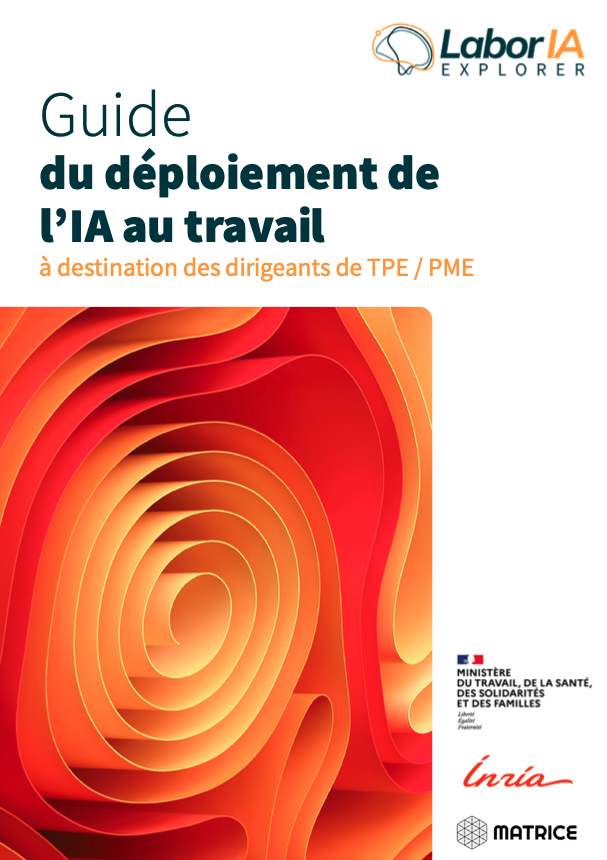 Vignette document Guide pour le déploiement de l'IA au travail à destination des TPE-PME