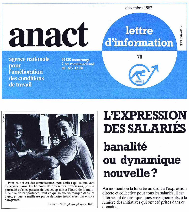 L'expression des salariés. Banalité ou dynamique nouvelle ?