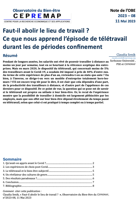 Faut-il abolir le lieu de travail ? Ce que nous apprend l’épisode de télétravail durant les périodes de confinement