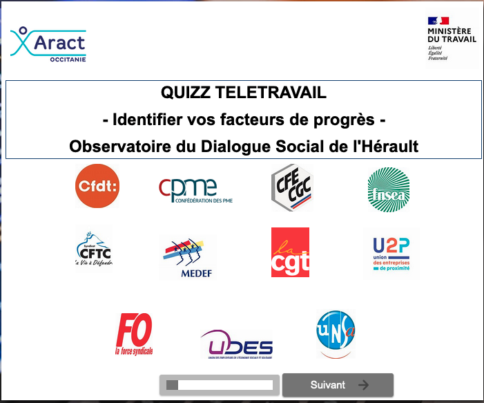 Un quizz télétravail pour évaluer ses pratiques